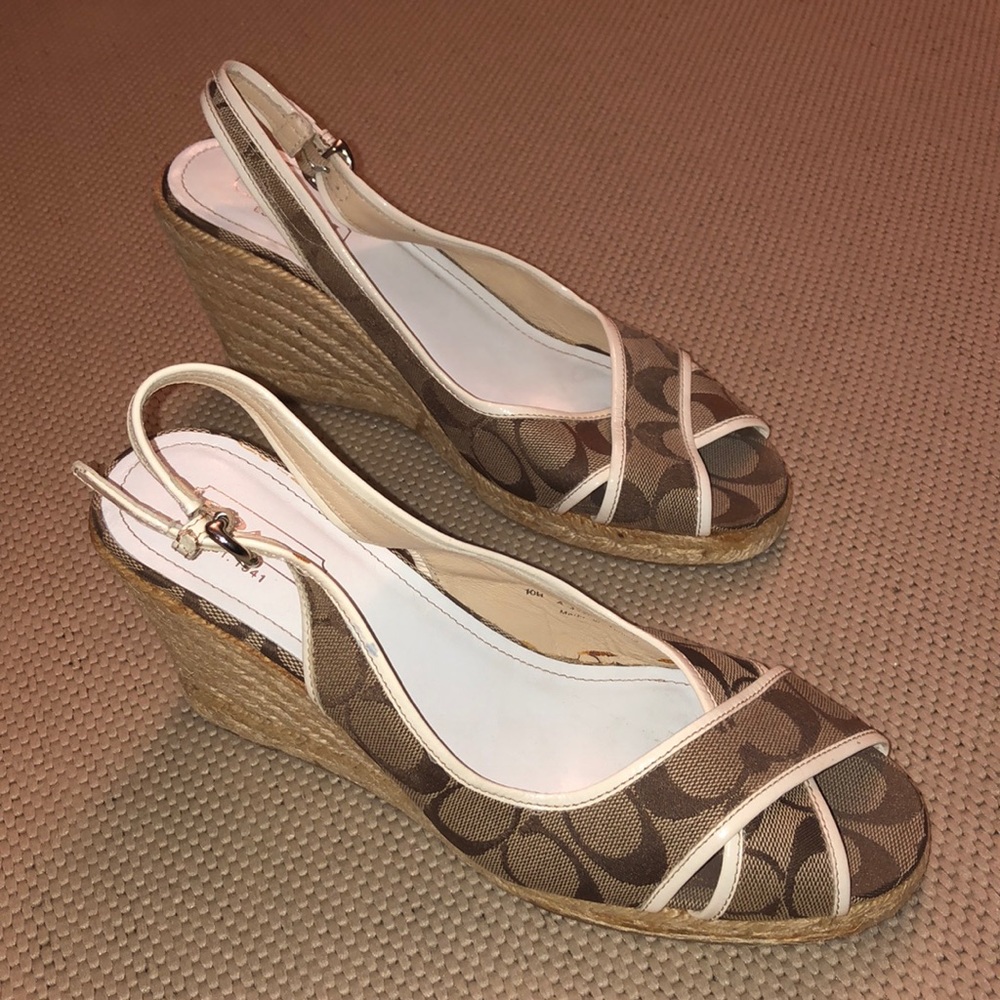 Coach Kara Espadrille Wedges Size 10 🎉HOST PICK 🎉 - Picture 3 of 9